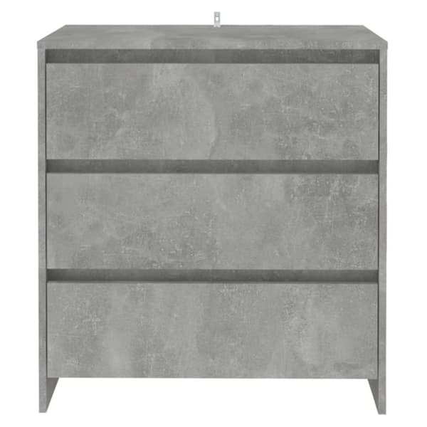 vidaXL skænk 70x41x75 cm spånplade betongrå