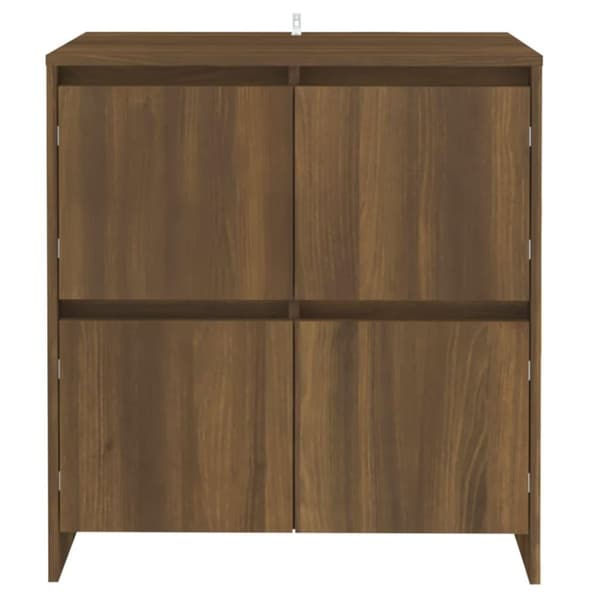 vidaXL Senkki ruskea tammi 70x41x75 cm lastulevy