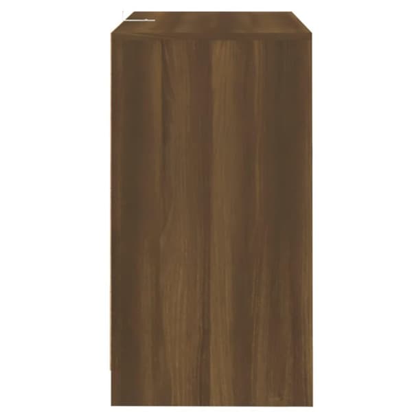 vidaXL Senkki ruskea tammi 70x41x75 cm lastulevy