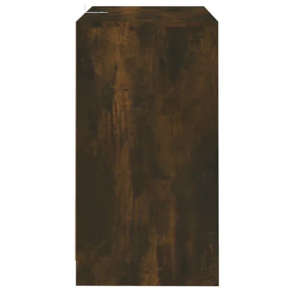 vidaXL Skjenk røkt eik 70x41x75 cm sponplate