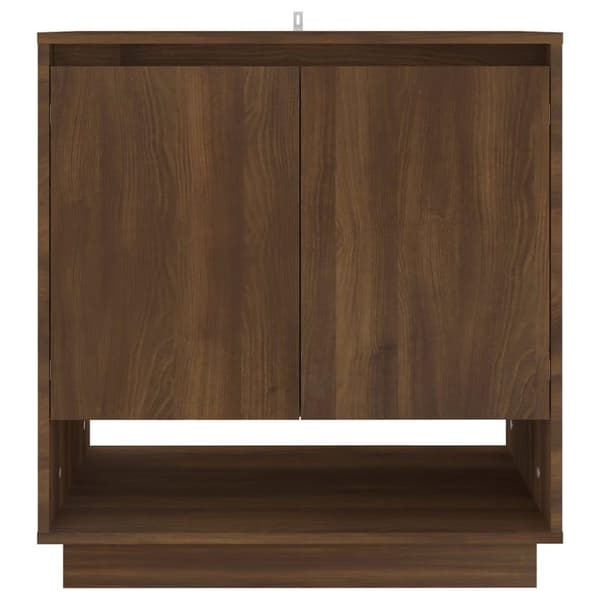 vidaXL Skjenk brun eik 70x41x75 cm sponplate