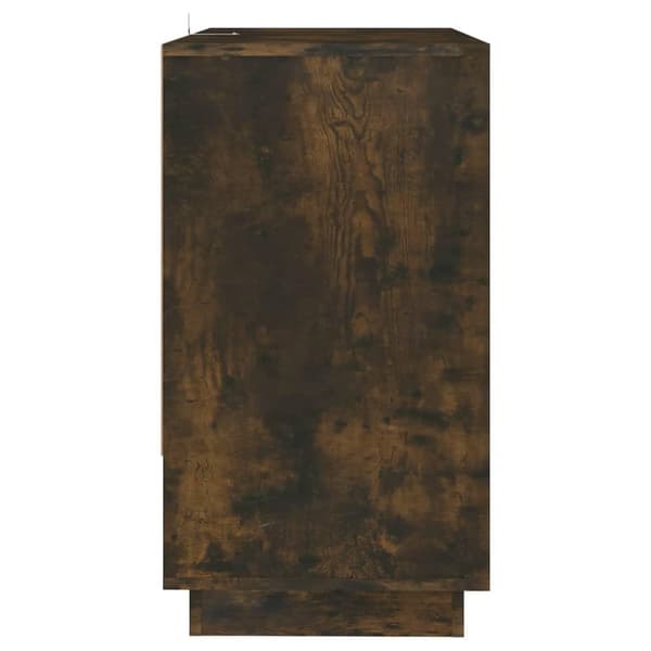 vidaXL Skjenk røkt eik 70x41x75 cm sponplate