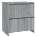Pikkukuva 9 / 11: vidaXL Senkit 2 kpl harmaa Sonoma 70x41x75 cm lastulevy