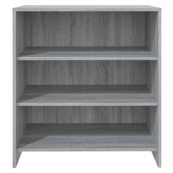 vidaXL skænk 70x40,5x75 cm spånplade grå sonoma-eg