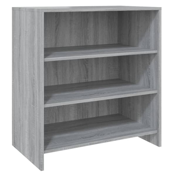 vidaXL skænk 70x40,5x75 cm spånplade grå sonoma-eg
