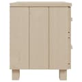 Miniatyrbilde 3 av 8: vidaXL Nattbord HAMAR honningbrun 40x35x44,5 cm heltre furu