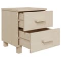 Miniatyrbilde 4 av 8: vidaXL Nattbord HAMAR honningbrun 40x35x44,5 cm heltre furu