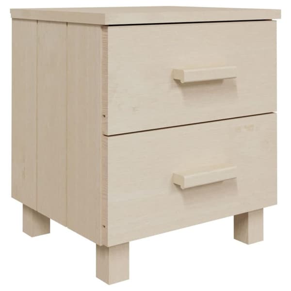 vidaXL Nattbord HAMAR honningbrun 40x35x44,5 cm heltre furu