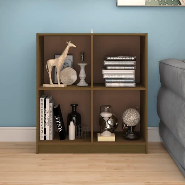 vidaXL Skjenk honningbrun 70x33x76 cm heltre furu