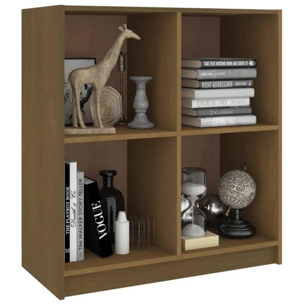 vidaXL Skjenk honningbrun 70x33x76 cm heltre furu