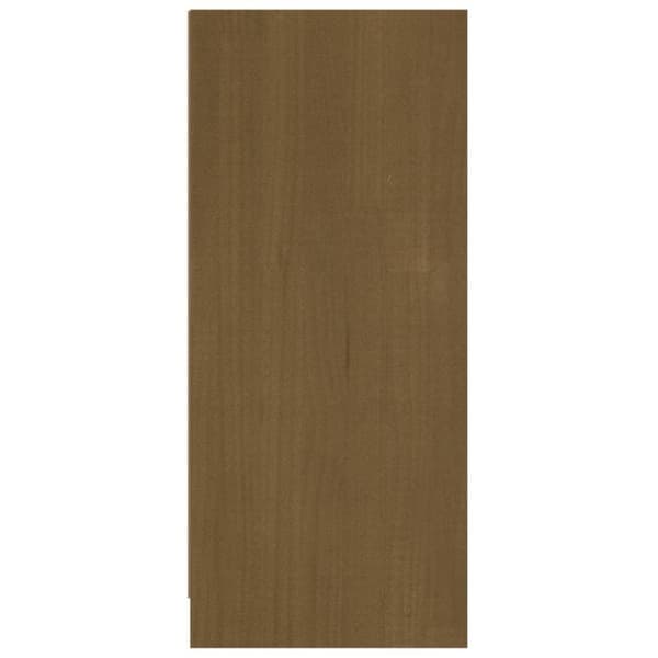 vidaXL Skjenk honningbrun 70x33x76 cm heltre furu