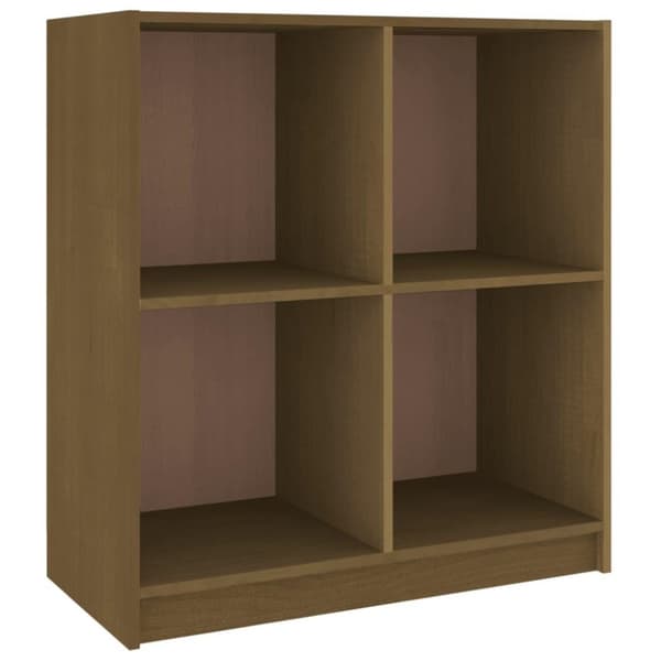vidaXL Skjenk honningbrun 70x33x76 cm heltre furu