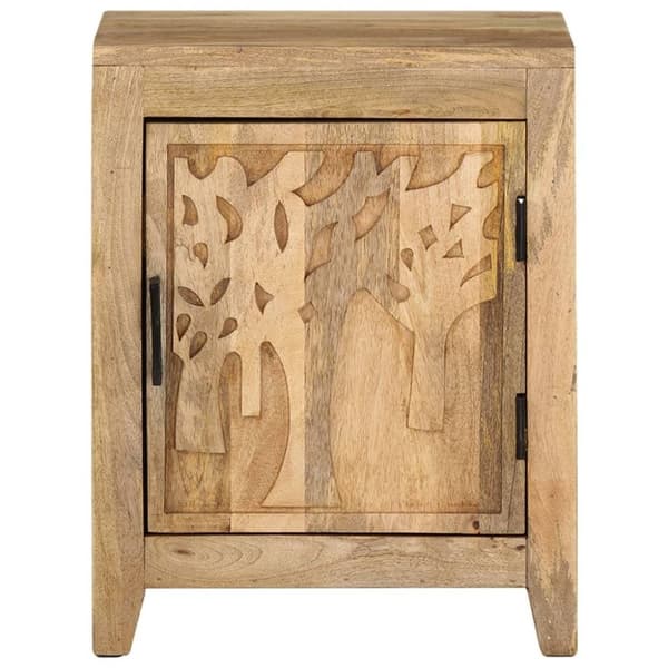 vidaXL Nattbord 40x30x50 cm heltre mango