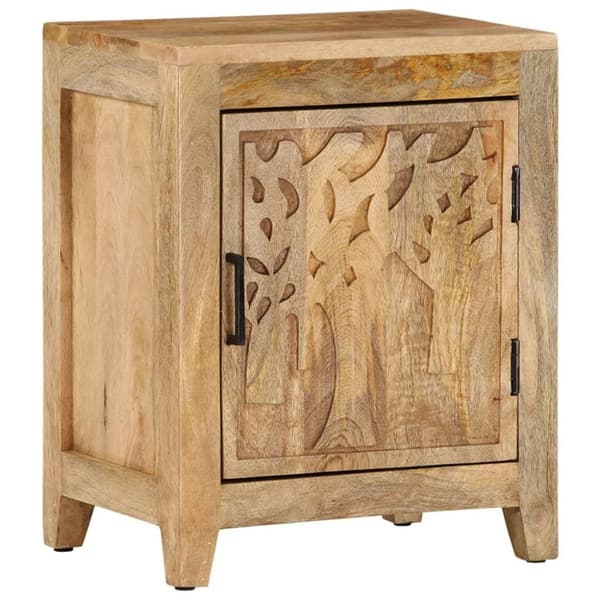 vidaXL Nattbord 40x30x50 cm heltre mango