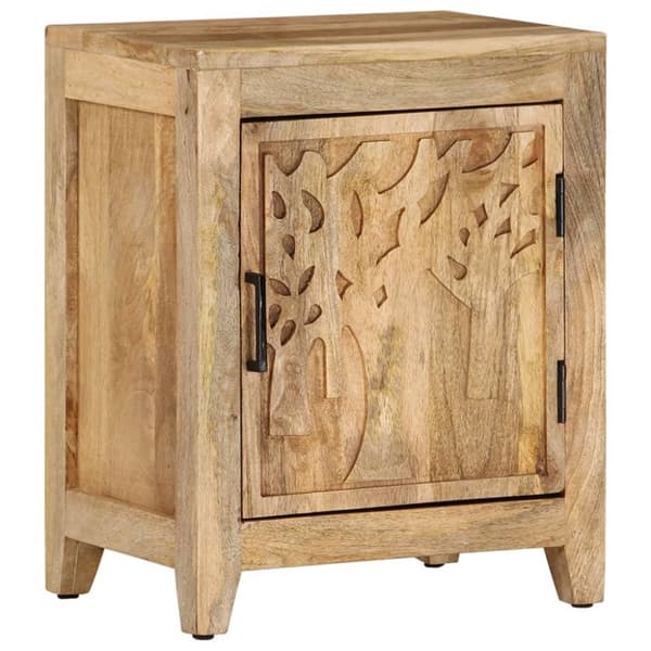 vidaXL Nattbord 40x30x50 cm heltre mango