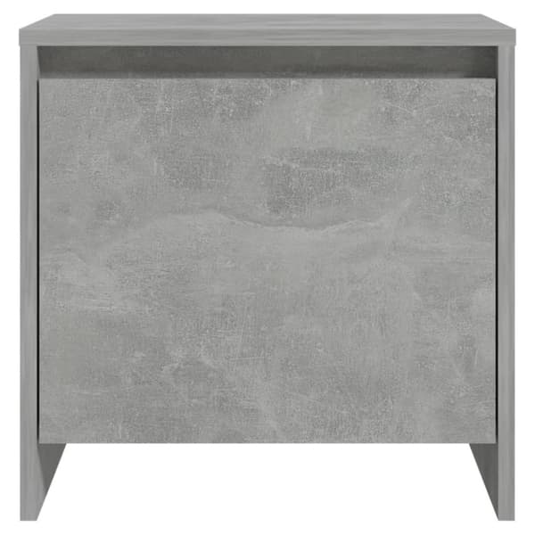 vidaXL Sängbord betonggrå 45x34,5x44,5 cm spånskiva