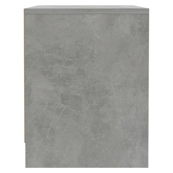 vidaXL Sängbord betonggrå 45x34,5x44,5 cm spånskiva