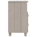 Miniatyrbilde 4 av 10: vidaXL Nattbord HAMAR 2 stk hvit 40x35x62 cm heltre
