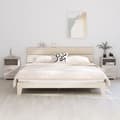Miniatyrbilde 10 av 10: vidaXL Nattbord HAMAR 2 stk hvit 40x35x62 cm heltre