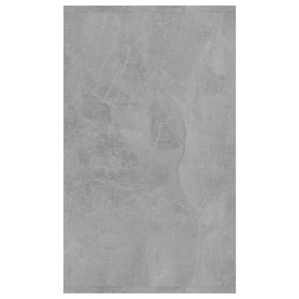vidaXL Skänk med 3 lådor betonggrå 120x41x75 cm spånskiva