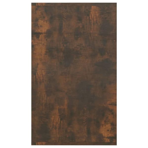 vidaXL Skänk med 3 lådor rökfärgad ek 120x41x75 cm spånskiva