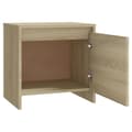 Pikkukuva 4 / 9: vidaXL Yöpöytä Sonoma-tammi 45x34x44,5 cm lastulevy