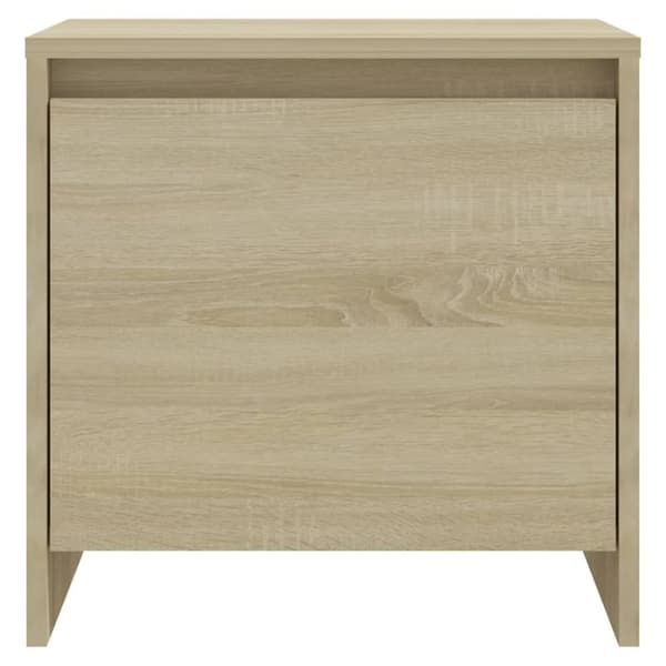 vidaXL Yöpöytä Sonoma-tammi 45x34x44,5 cm lastulevy