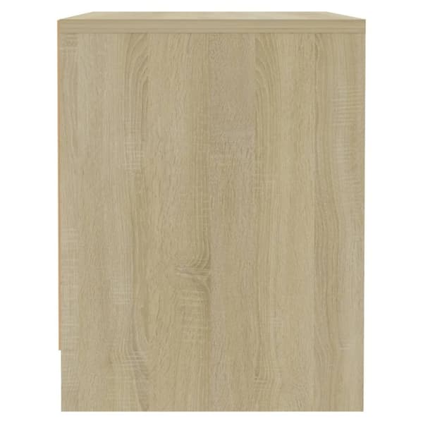 vidaXL Yöpöytä Sonoma-tammi 45x34x44,5 cm lastulevy