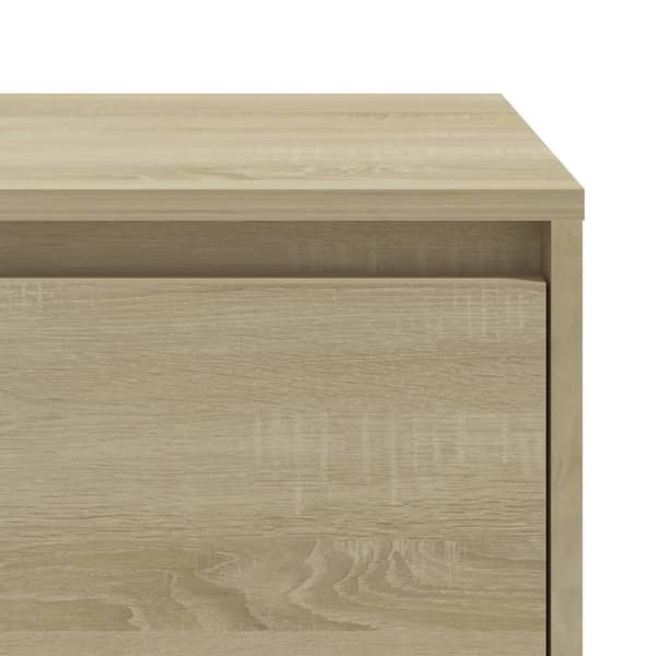 vidaXL Yöpöytä Sonoma-tammi 45x34x44,5 cm lastulevy