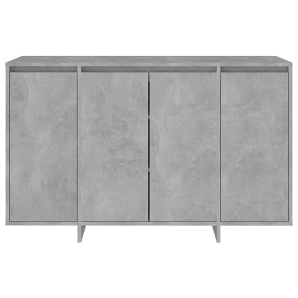 vidaXL skænk 120x41x75 cm konstrueret træ betongrå