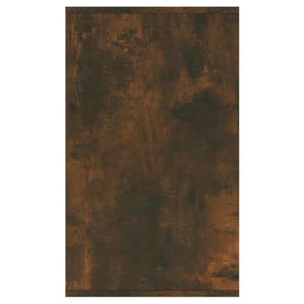 vidaXL Skjenk røkt eik 135x41x75 cm sponplate