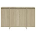 Miniatyrbilde 5 av 11: vidaXL Skjenk sonoma eik 120x41x75 cm sponplate