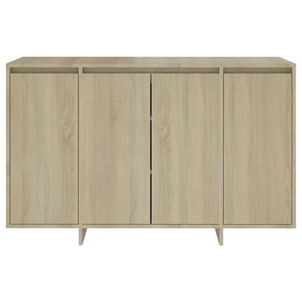 vidaXL Skjenk sonoma eik 120x41x75 cm sponplate