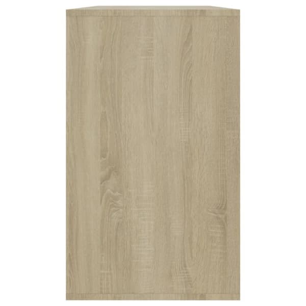 vidaXL Skjenk sonoma eik 120x41x75 cm sponplate