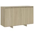 Miniatyrbilde 1 av 11: vidaXL Skjenk sonoma eik 120x41x75 cm sponplate