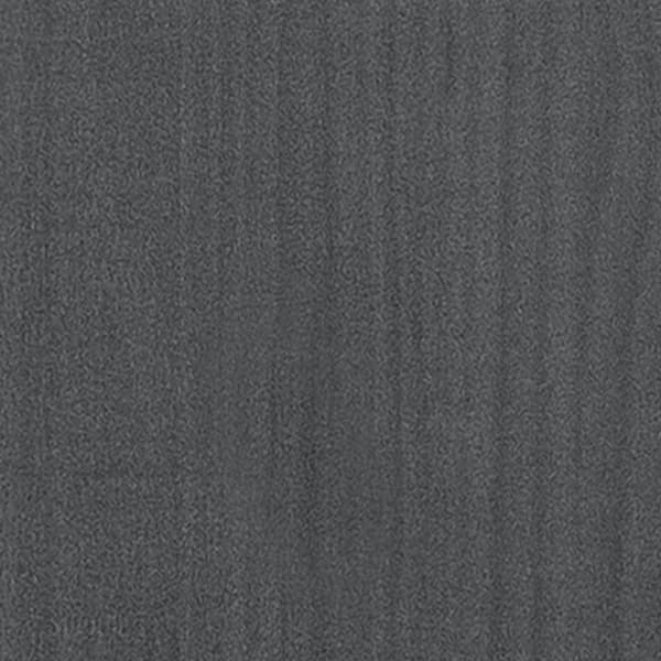vidaXL Skjenk grå 70x33x76 cm heltre furu