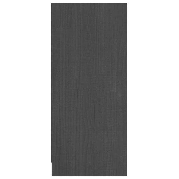 vidaXL Senkki harmaa 70x33x76 cm täysi mänty
