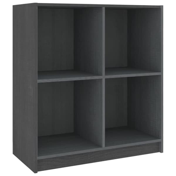 vidaXL Senkki harmaa 70x33x76 cm täysi mänty