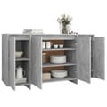 Miniatyrbillede 4 af 11: vidaXL skænk 135x41x75 cm spånplade beton