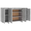 Miniatyrbillede 7 af 11: vidaXL skænk 135x41x75 cm spånplade beton