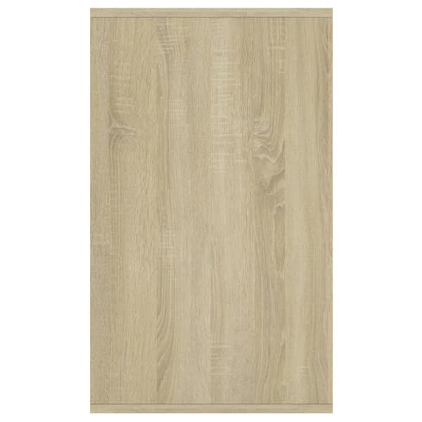 vidaXL Skänk sonoma-ek 135x41x75 cm spånskiva