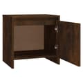 Miniatyrbilde 4 av 11: vidaXL Nattbord røkt eik 45x34x44,5 cm sponplate