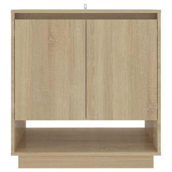 vidaXL Skänk sonoma-ek 70x41x75 cm spånskiva