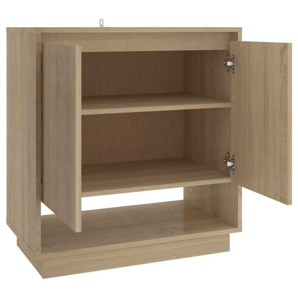 vidaXL Skänk sonoma-ek 70x41x75 cm spånskiva