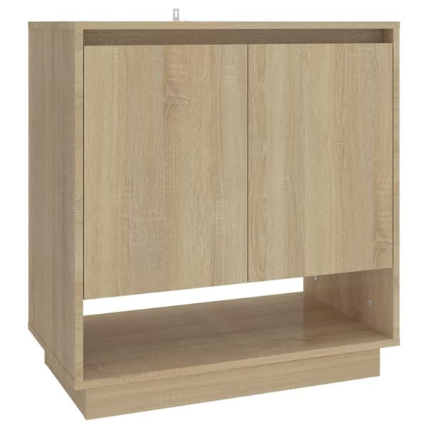 vidaXL Skjenk sonoma eik 70x41x75 cm sponplate