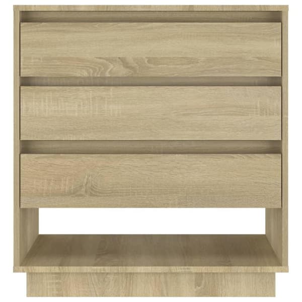 vidaXL Skjenk sonoma eik 70x41x75 cm sponplate