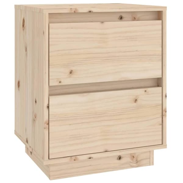 vidaXL Nattbord 40x35x50 heltre furu