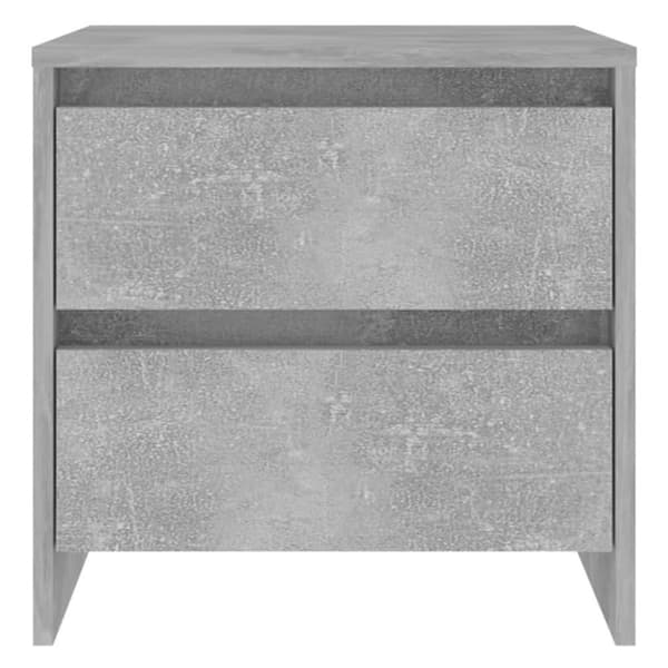 vidaXL Nattbord betonggrå 45x34,5x44,5 cm sponplate