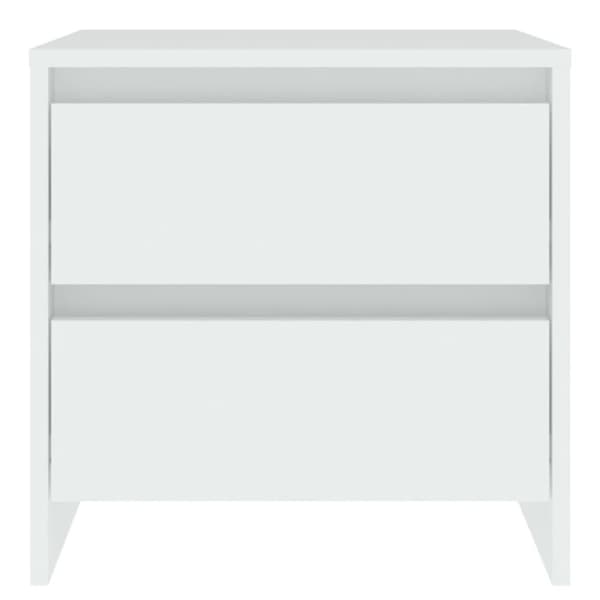 vidaXL sengebord 45x34,5x44,5 cm spånplade hvid