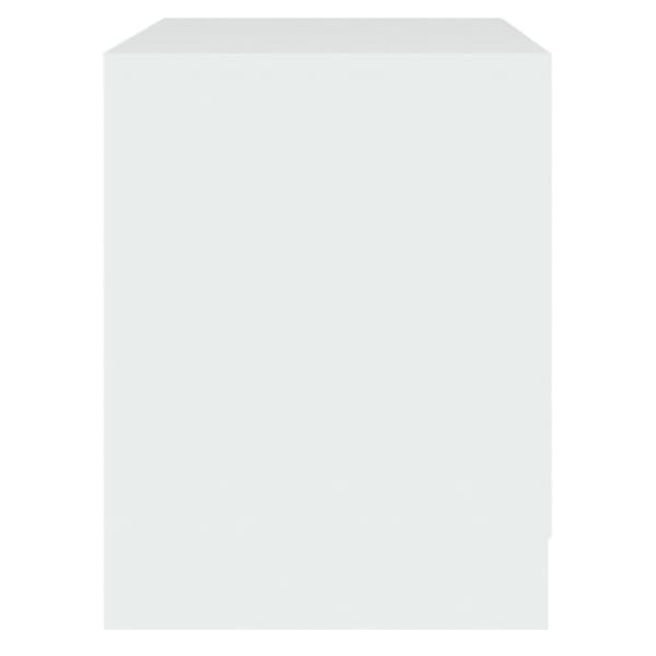 vidaXL sengebord 45x34,5x44,5 cm spånplade hvid